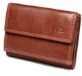 Johnny Black Bavaria Mini Tri - fold Leather Wallet - RFID | Brown - KaryKase
