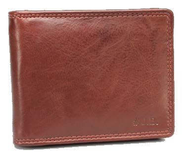Johnny Black Bavaria Money Clip Leather Wallet - RFID | Brown - KaryKase