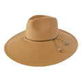 Emthunzini Hats Krobo Fedora Sun Hat - Camel/Turquoise