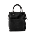 Mally Bambino Leather Baby Backpack | Black - KaryKase