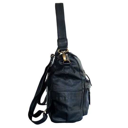 Mally Ladies Backpack | Black - KaryKase