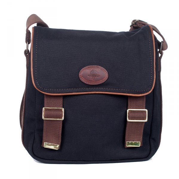 Melvill & Moon Bladsak Messenger Bag | Black - KaryKase