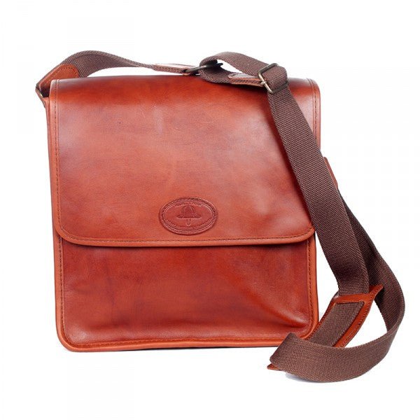 Melvill & Moon Bladsak Messenger Bag | Leather - KaryKase