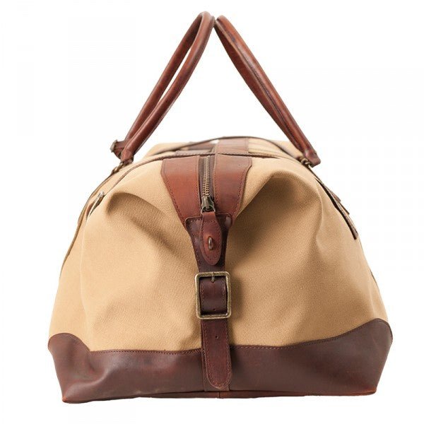 Melvill & Moon Canvas Catalina Duffel Bag | Khaki - KaryKase