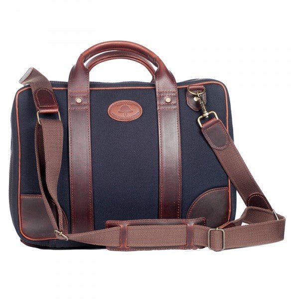 Melvill & Moon Canvas Laptop Bag | Black - KaryKase