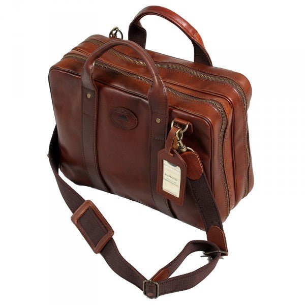 Melvill & Moon Leather Laptop Bag | Brown - KaryKase