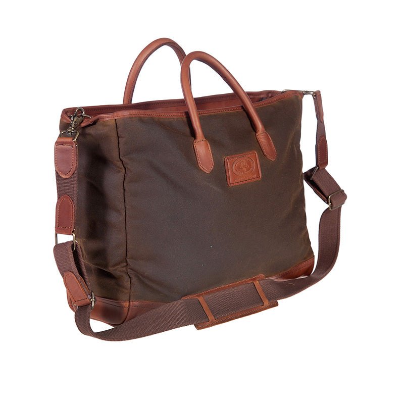 Melvill & Moon Waxed Cotton Grand City Bag - KaryKase