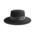 Emthunzini Hats Nicky Boater - Black
