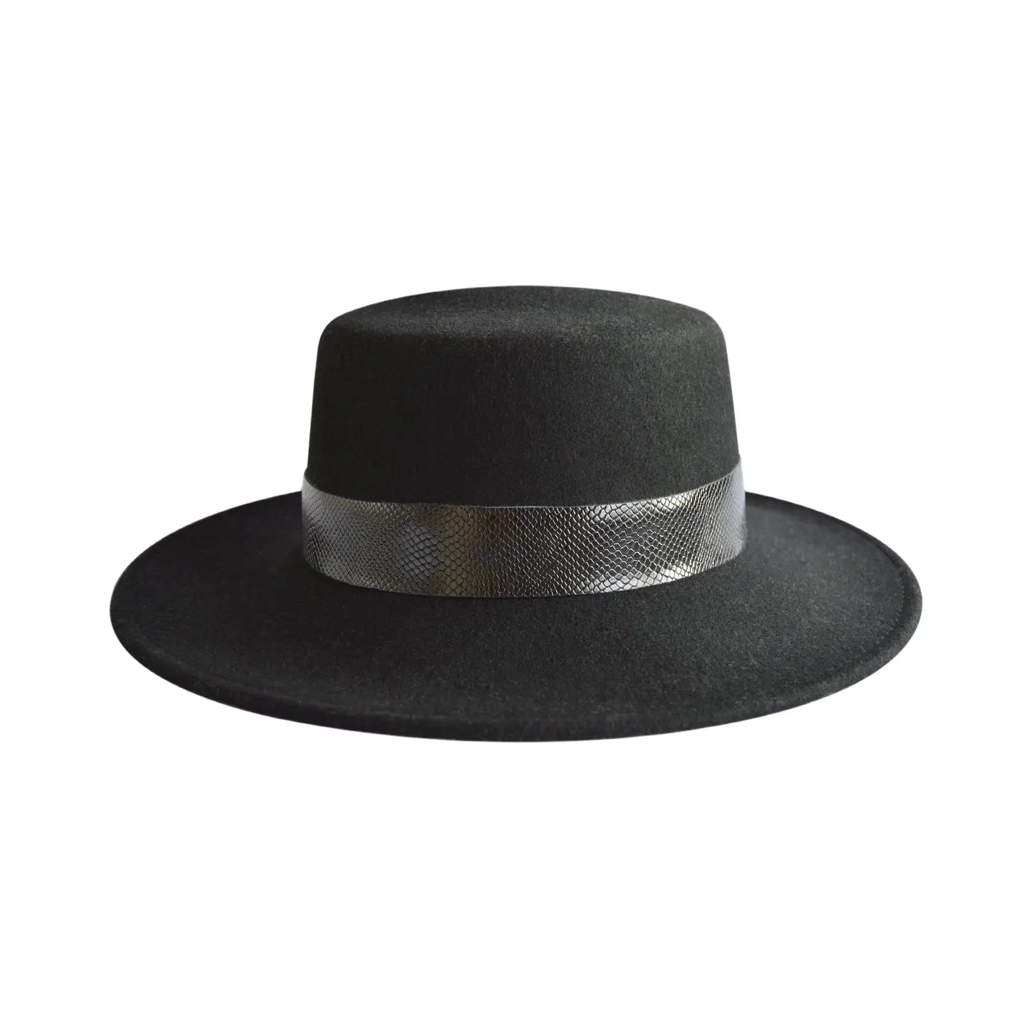 Emthunzini Hats Nicky Boater - Black