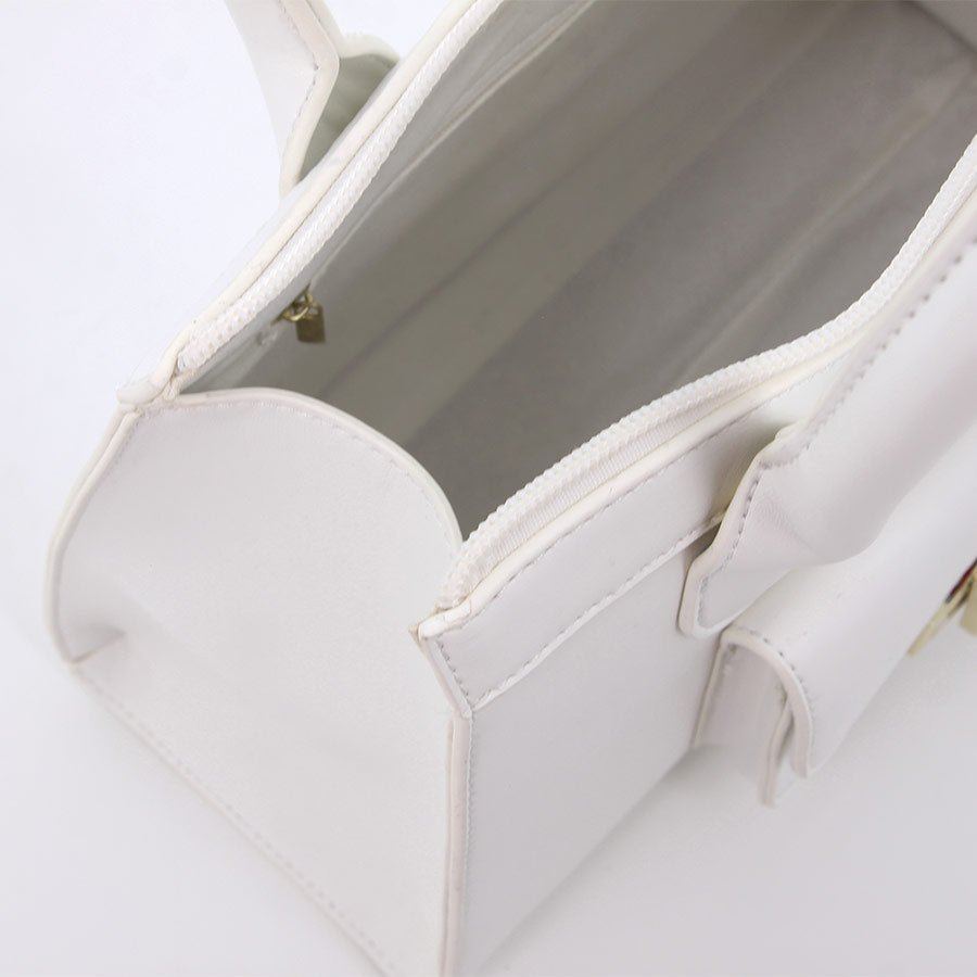 Pierre Cardin Annie Satchel | White - KaryKase