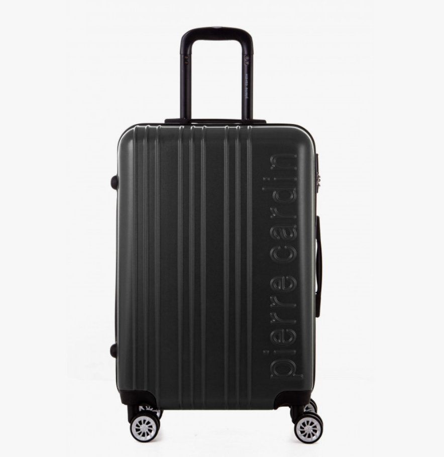 Pierre Cardin Belmont 66cm Medium Spinner | Metallic Charcoal - KaryKase