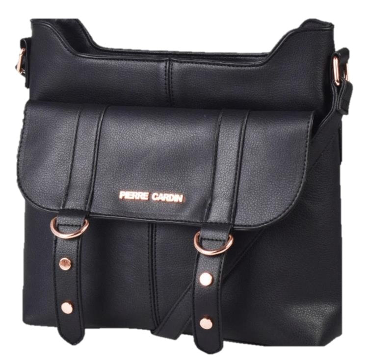 Pierre Cardin Camilla Classic Crossbody Bag | Black - KaryKase