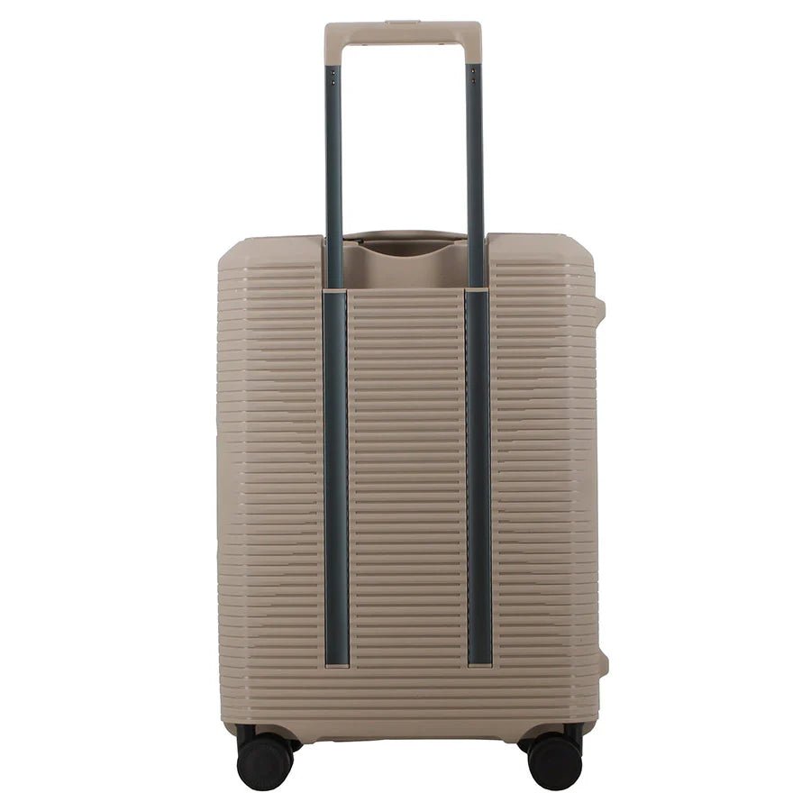 Pierre Cardin Cannes 55cm Cabin Clip Case Spinner | Beige - KaryKase