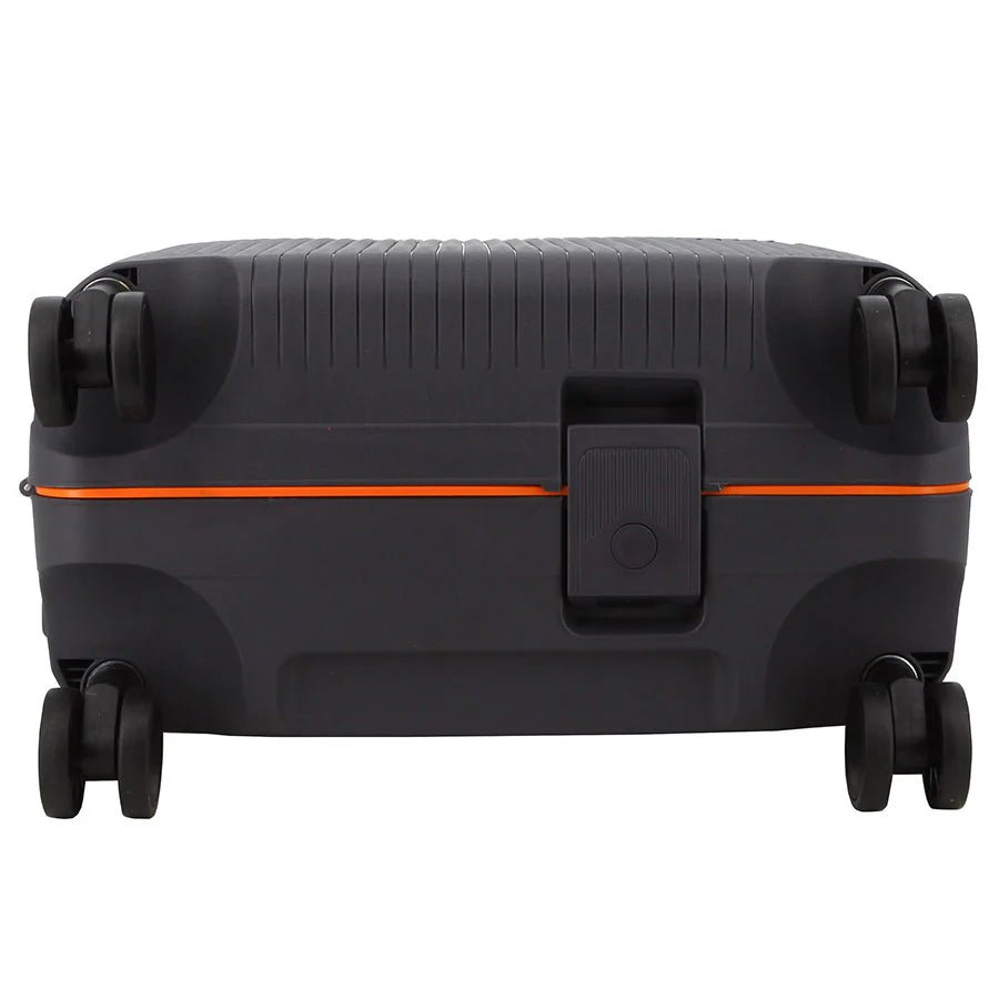 Pierre Cardin Cannes 55cm Cabin Clip Case Spinner | Charcoal - KaryKase