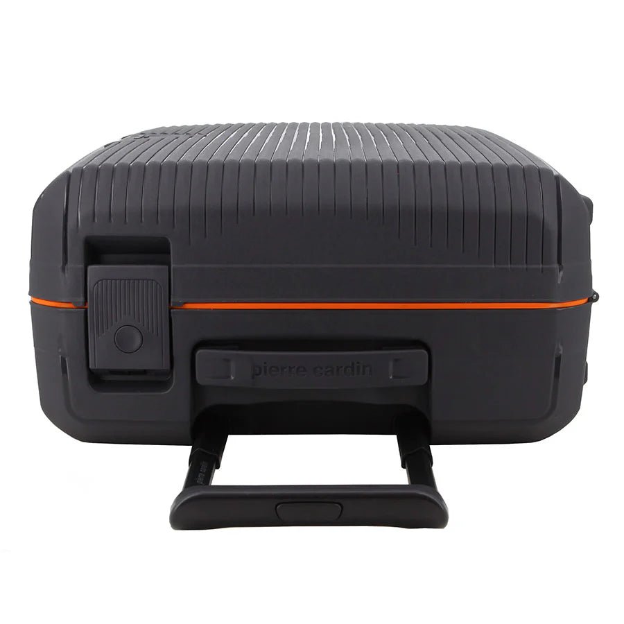 Pierre Cardin Cannes 55cm Cabin Clip Case Spinner | Charcoal - KaryKase