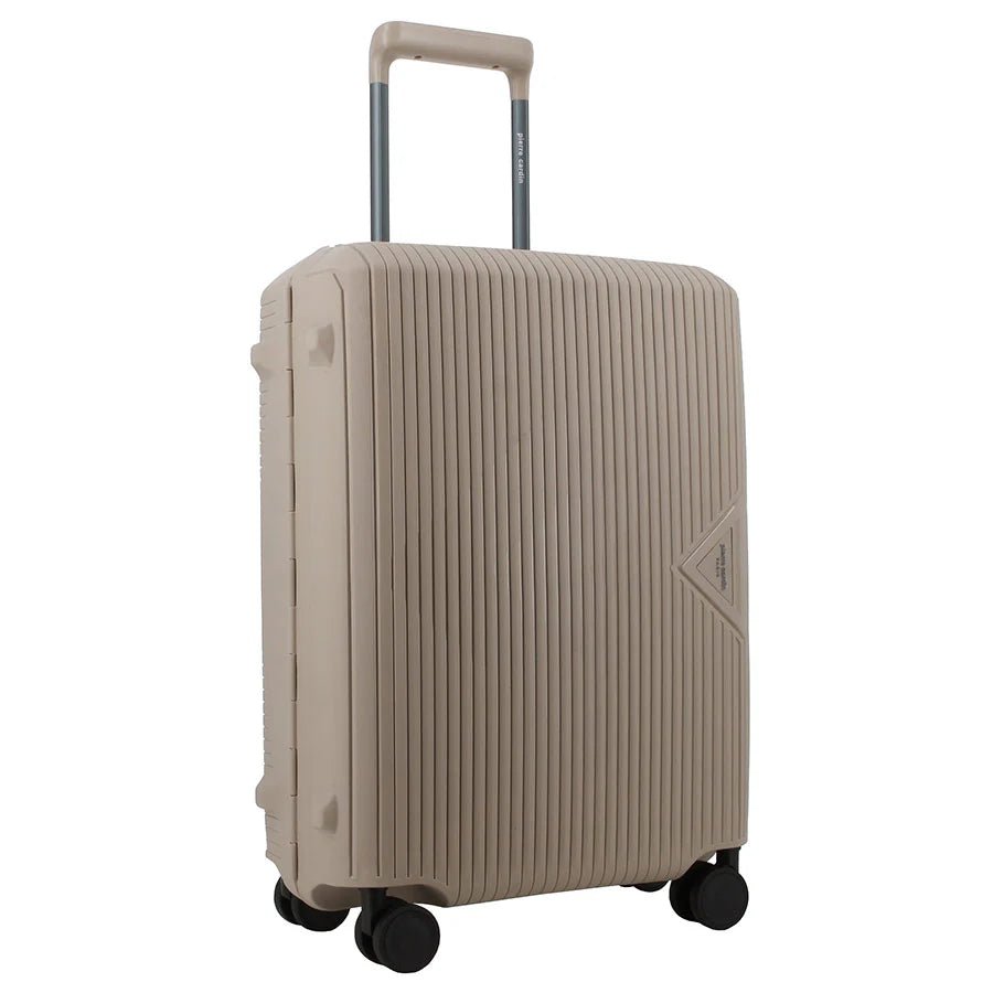 Pierre Cardin Cannes 77cm Large Clip Case Spinner | Beige - KaryKase