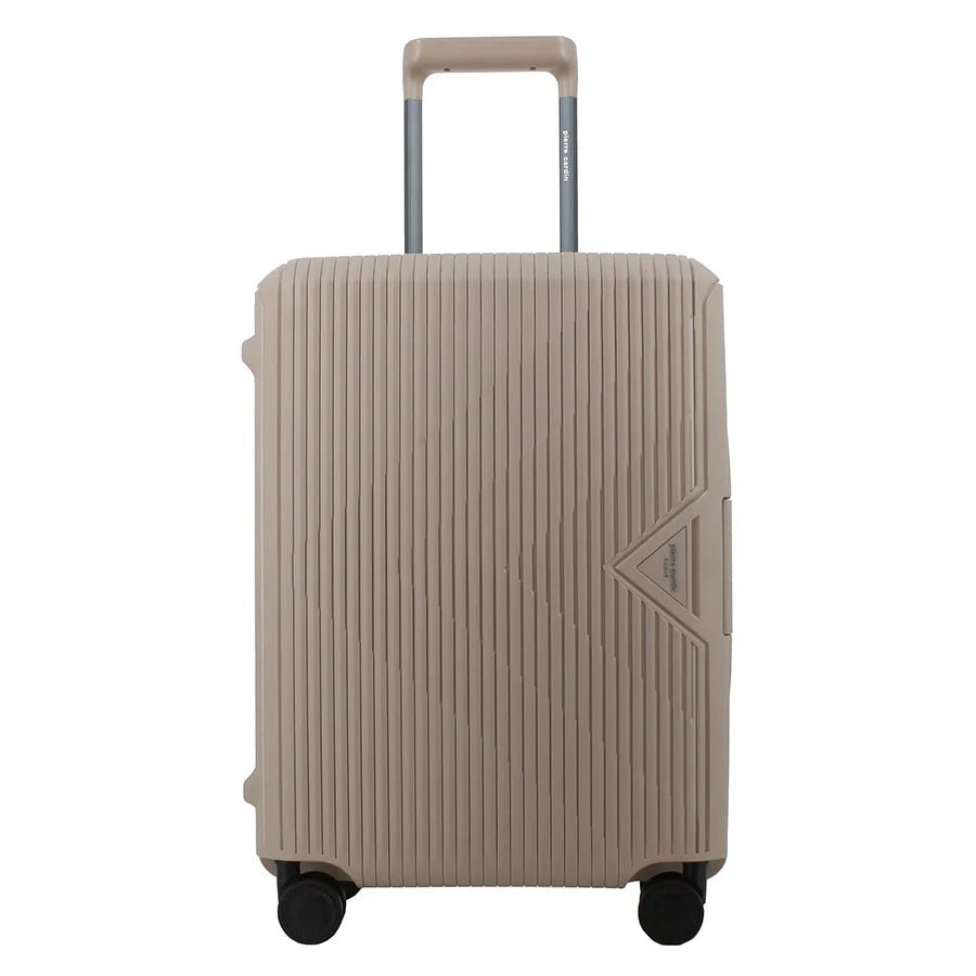Pierre Cardin Cannes 77cm Large Clip Case Spinner | Beige - KaryKase