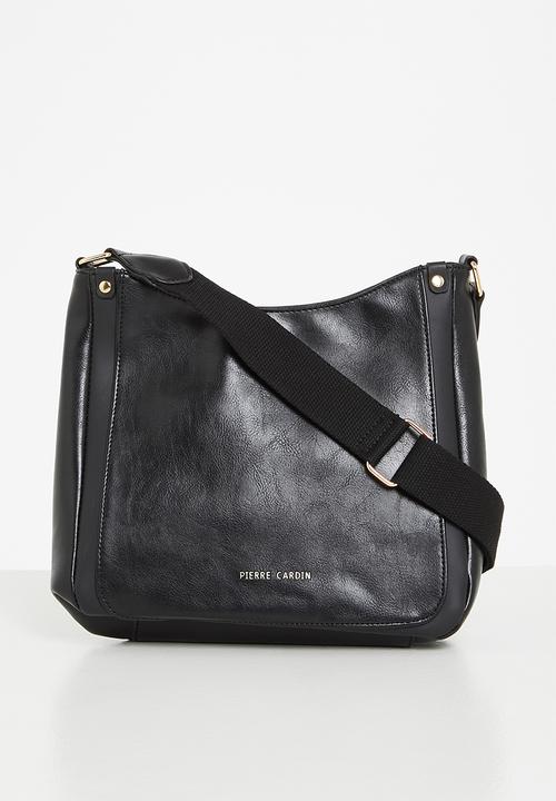 PIERRE CARDIN CHARLIE LARGE CROSSBODY | BLACK - KaryKase