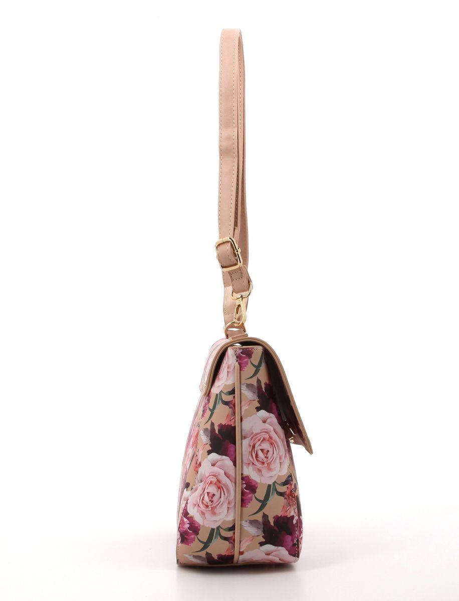 Pierre Cardin Daynah Floral Satchel | Pink Floral - KaryKase