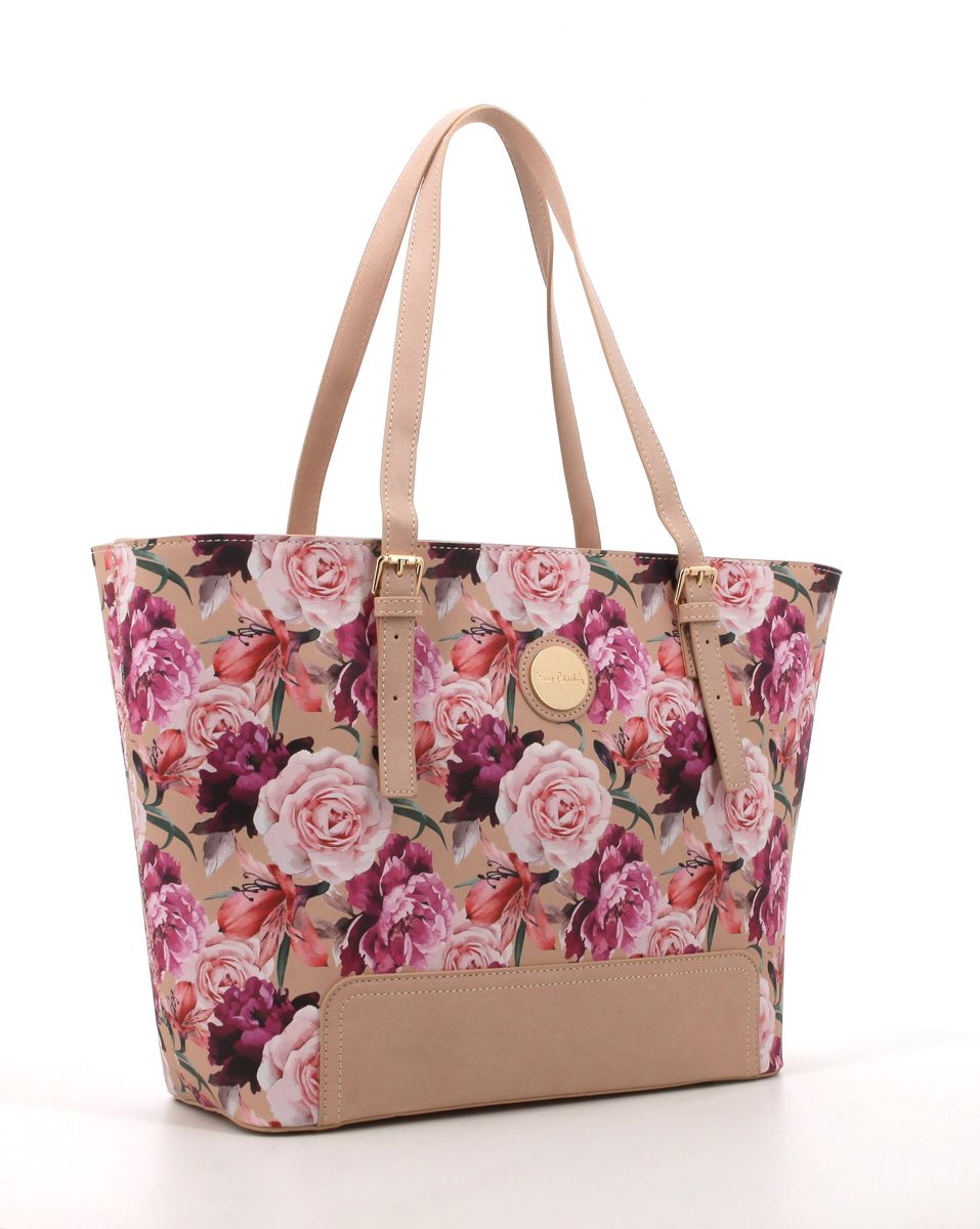 Pierre Cardin Daynah Floral Tote | Pink Floral - KaryKase