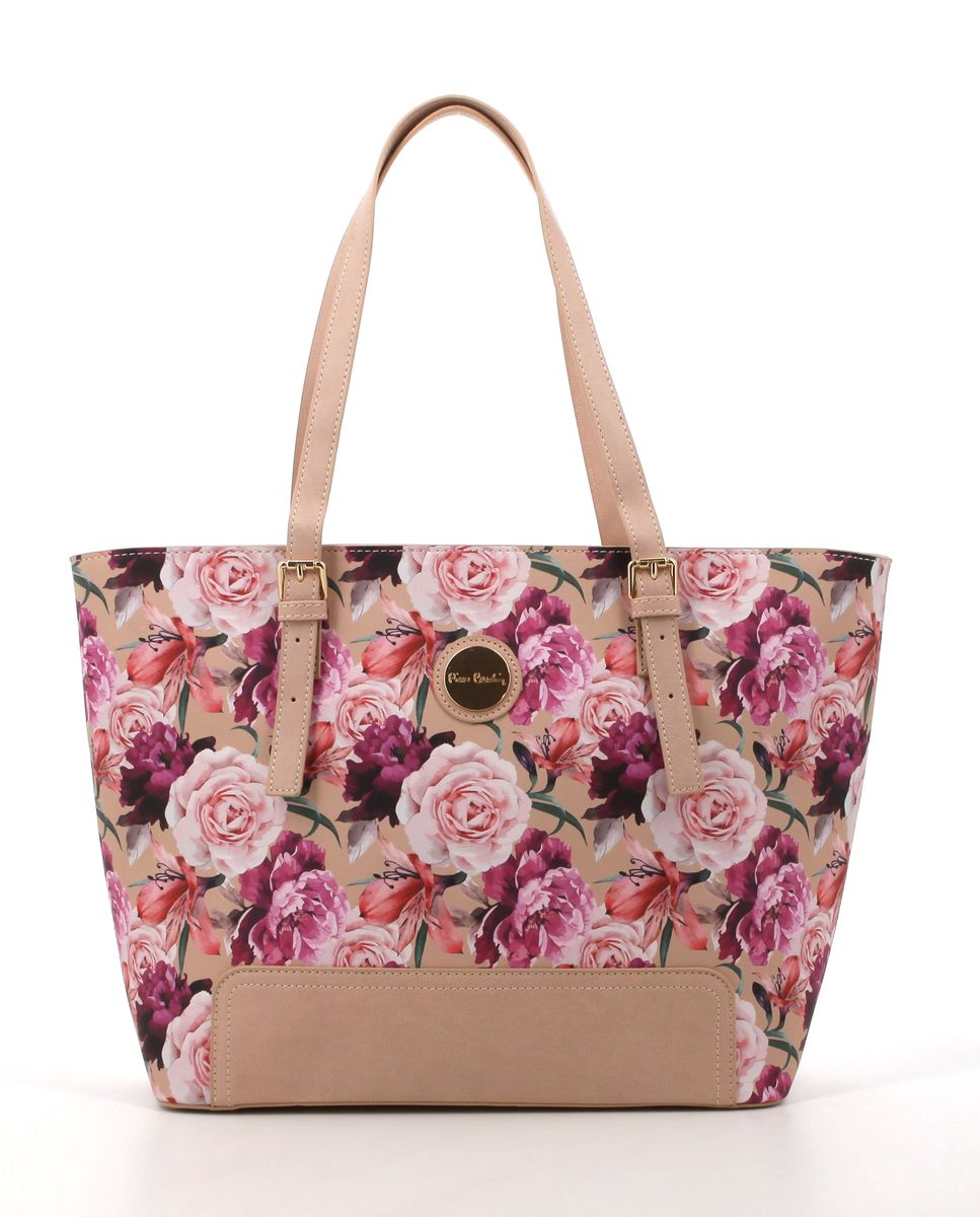 Pierre Cardin Daynah Floral Tote | Pink Floral - KaryKase