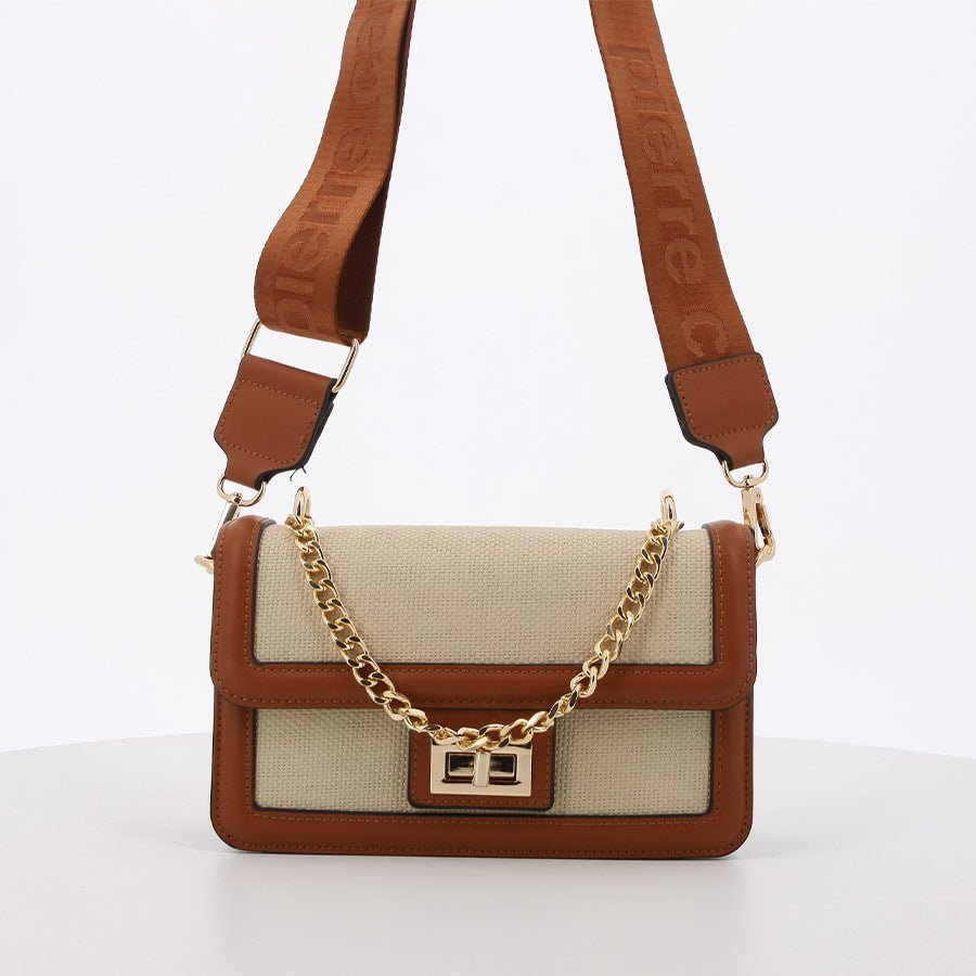 Pierre Cardin Freya Crossbody Bag | Tan - KaryKase