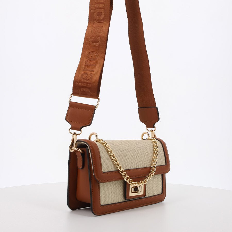 Pierre Cardin Freya Crossbody Bag | Tan - KaryKase