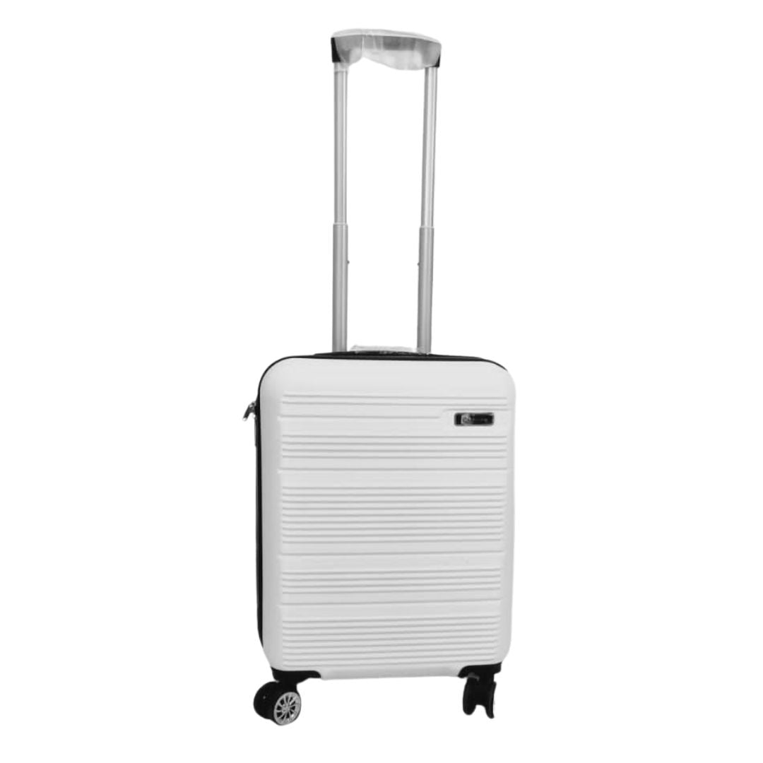 Pierre Cardin Gaspar 55cm Cabin Spinner | White - KaryKase