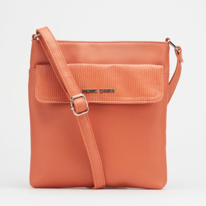 Pierre Cardin Londi Textured Trim Crossbody | Orange - KaryKase