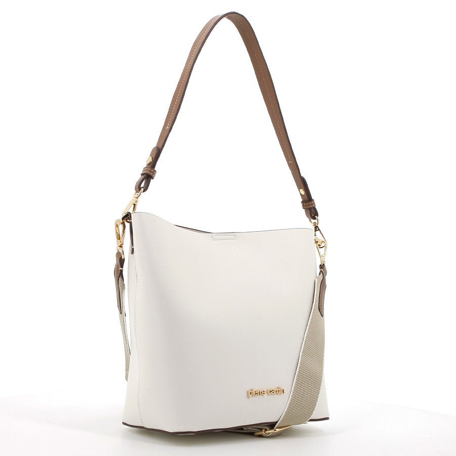 Pierre Cardin Stella Bucket Bag | White - KaryKase