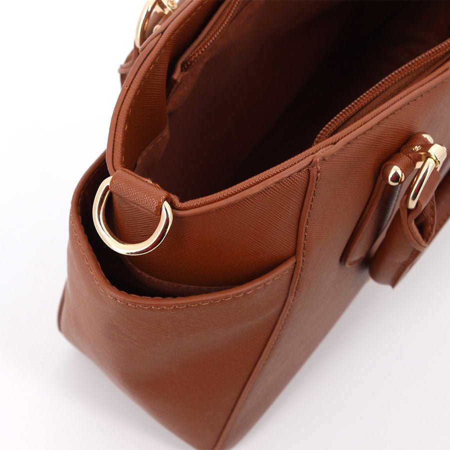 Pierre Cardin Stella Handbag | Tan - KaryKase