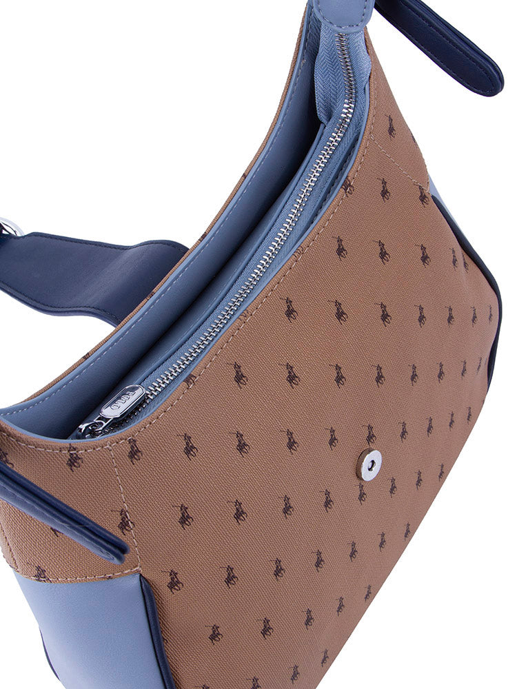 Polo Canterbury Hobo Handbag | Blue - KaryKase