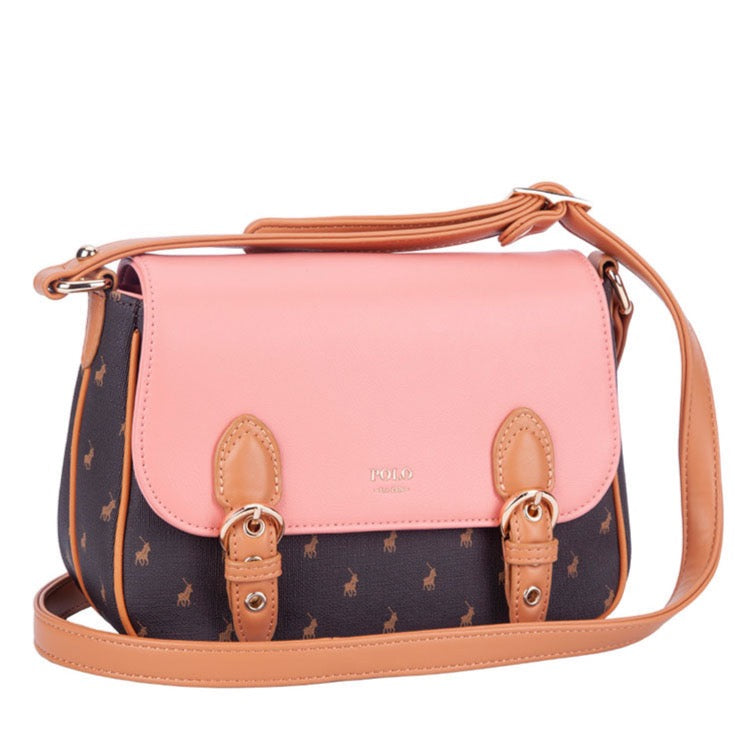 Polo Canterbury Messenger Sling Bag | Pink - KaryKase