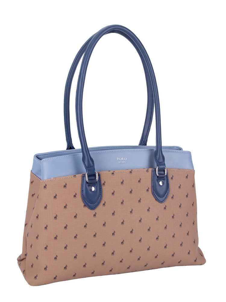 Polo Canterbury Tote Handbag | Blue - KaryKase