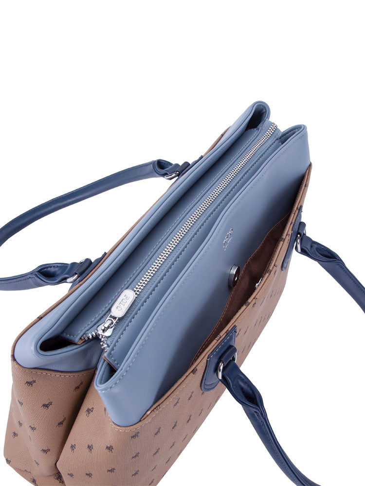 Polo Canterbury Tote Handbag | Blue - KaryKase