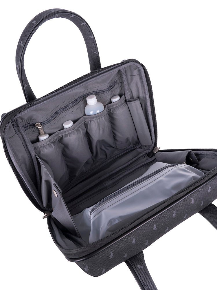 Polo Double Pack Beauty Case | Charcoal - KaryKase