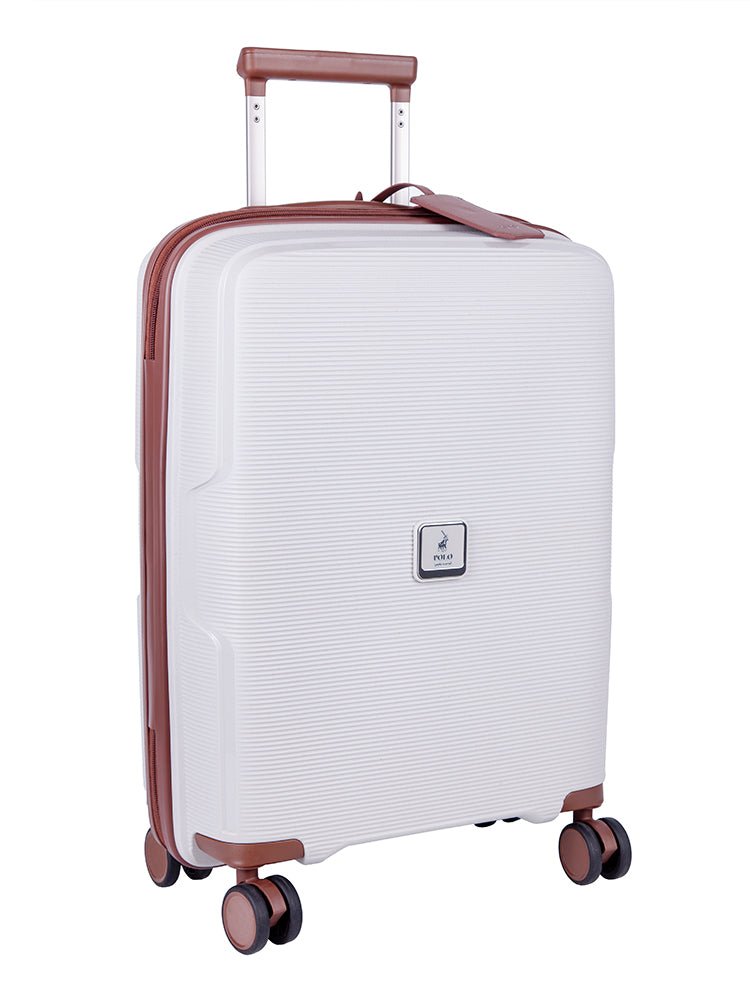 Polo Horizon Cabin 55cm Spinner Trolley Case | White - KaryKase