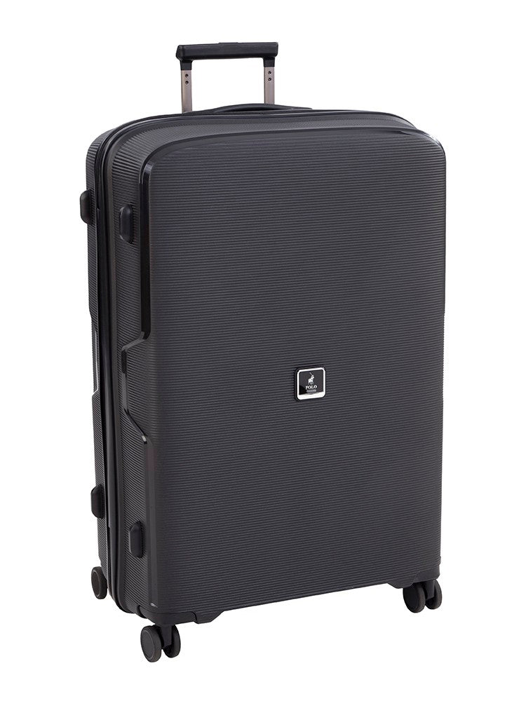 Polo Horizon Large 75cm Spinner Trolley Case | Metallic Black - KaryKase