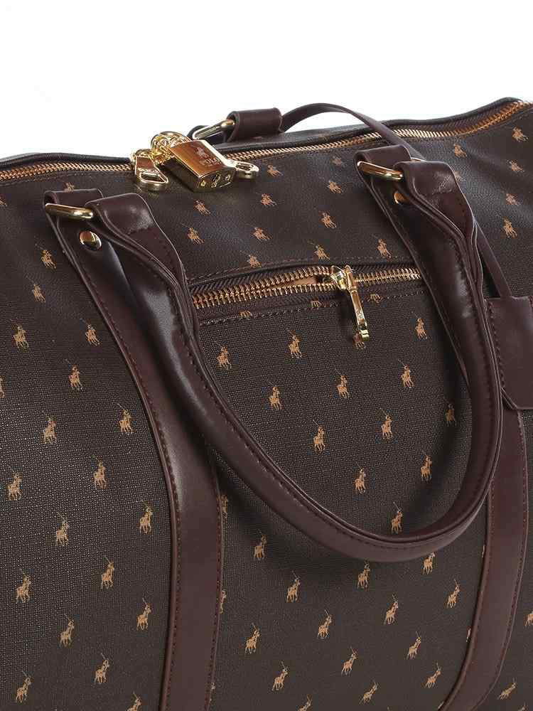 Polo Iconic Small Travel Duffel Bag | Brown - KaryKase