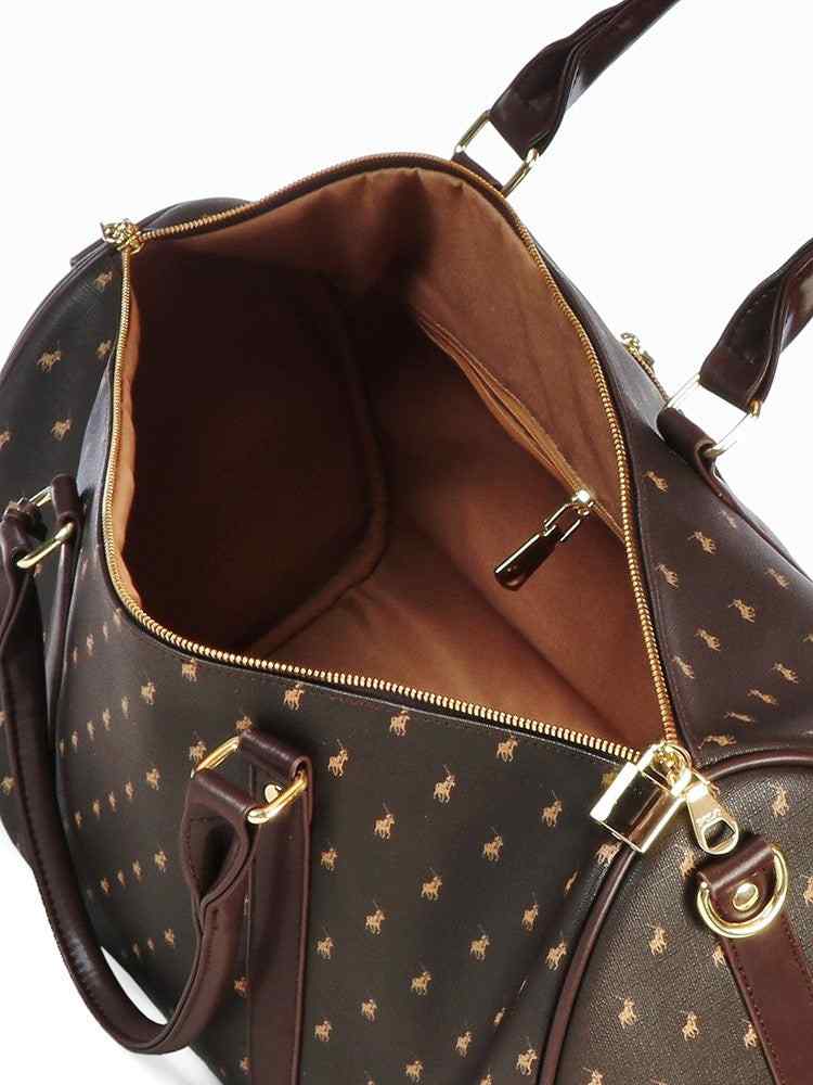 Polo Iconic Small Travel Duffel Bag | Brown - KaryKase