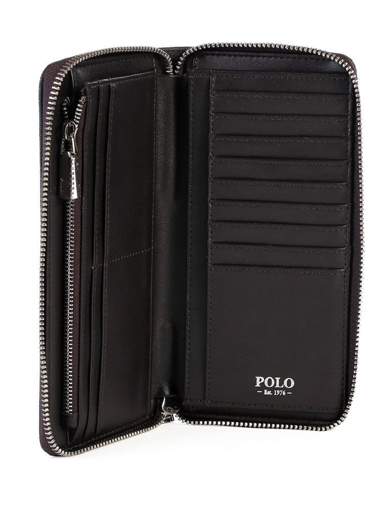 Polo Iconic Travel Travel Wallet | Brown - KaryKase