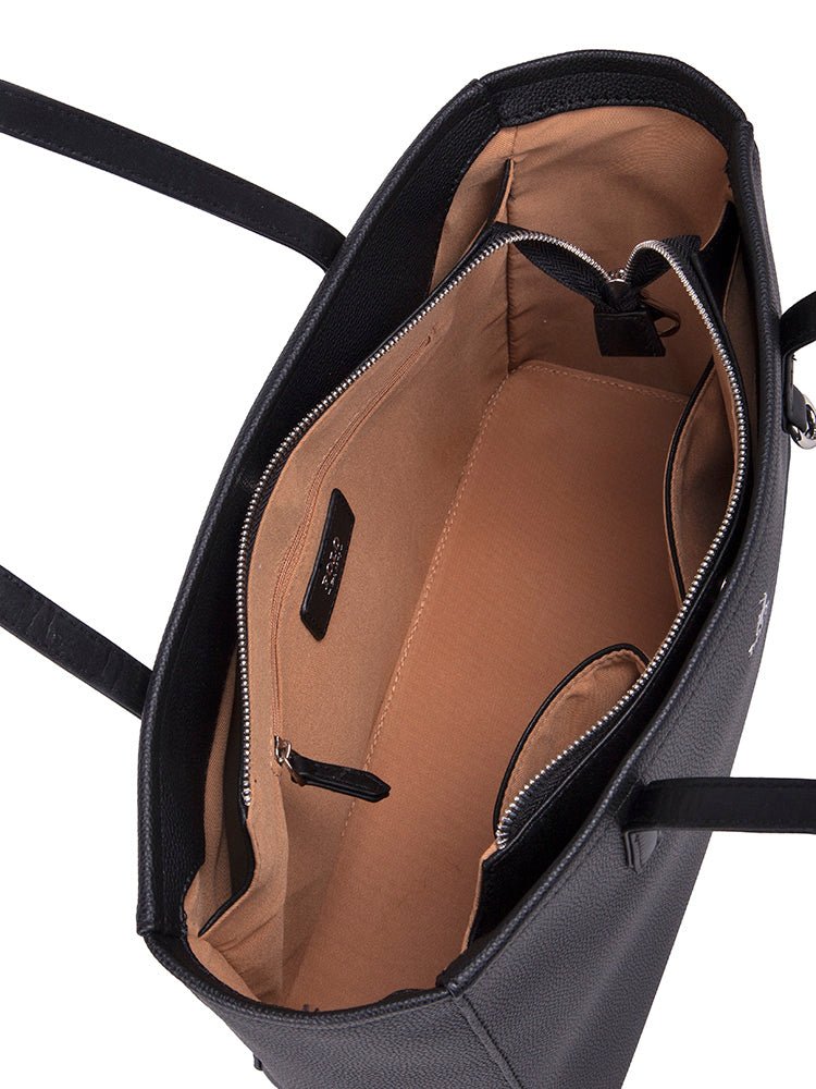 Polo Lyon Medium Market Tote | Black - KaryKase