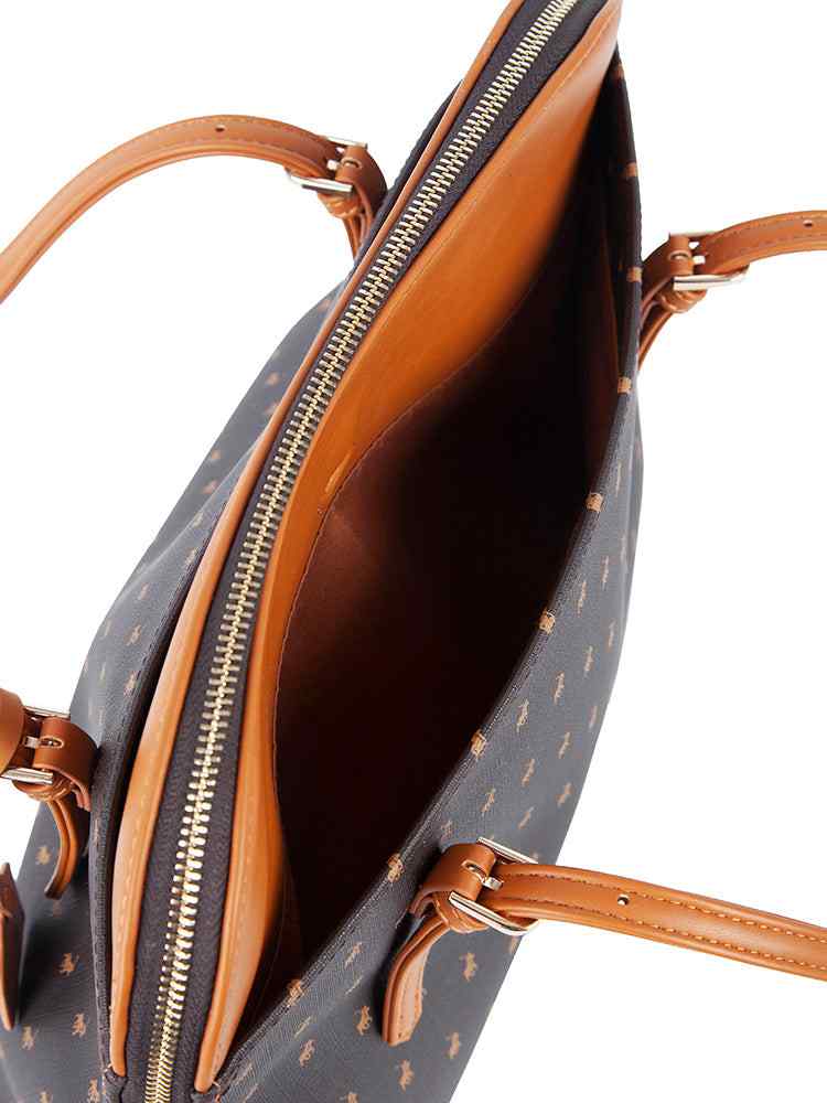 Polo New Iconic Dome Handbag | Brown - KaryKase