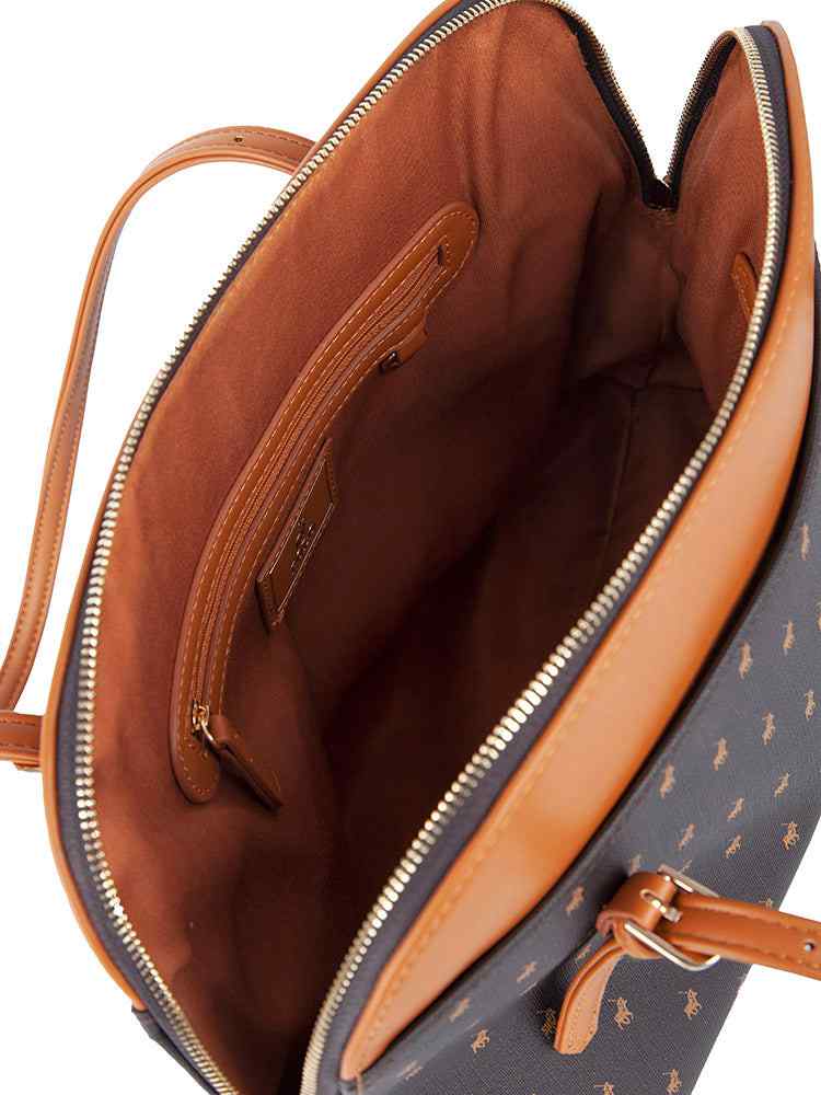 Polo New Iconic Dome Handbag | Brown - KaryKase