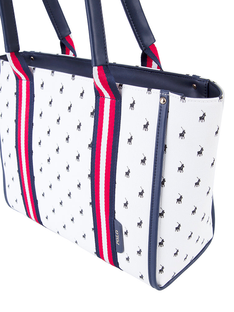 Polo Portofino Tote Handbag | Red - KaryKase