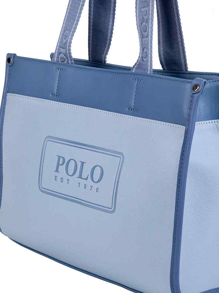 Polo San Marco Tote Handbag | Blue - KaryKase