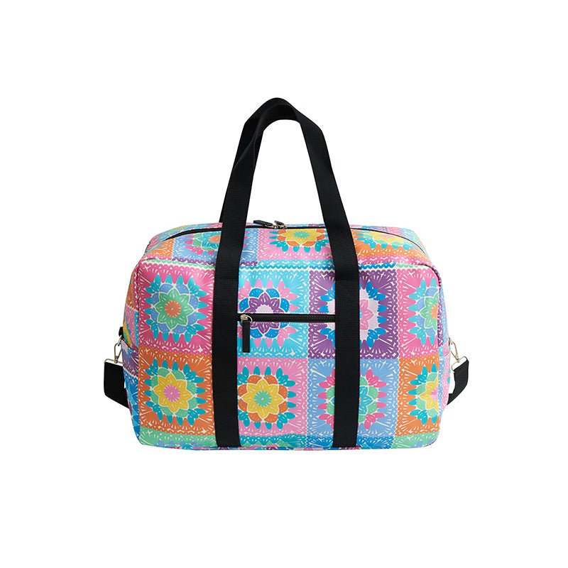 SoGood Candy Weekender Bag | Crochet Squares - KaryKase