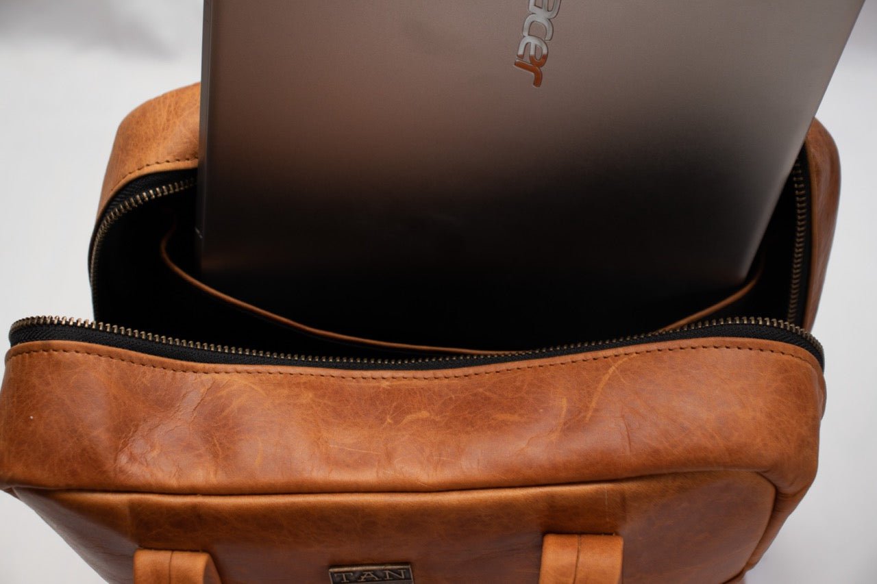 Tan Leather Goods - Charlie Backpack | Toffee - KaryKase