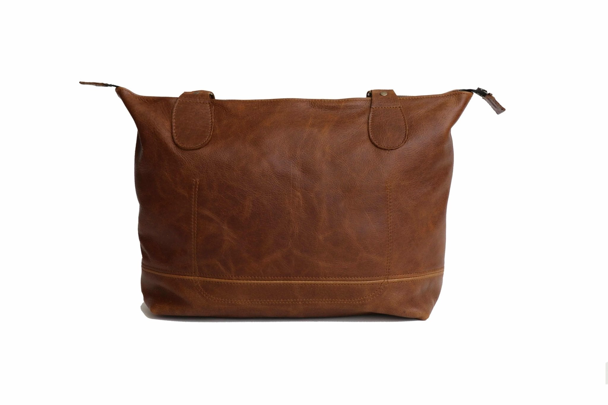Tan Leather Goods - Daisy Leather Handbag | Pecan - KaryKase