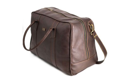Tan Leather Goods Miles Travel Bag - KaryKase